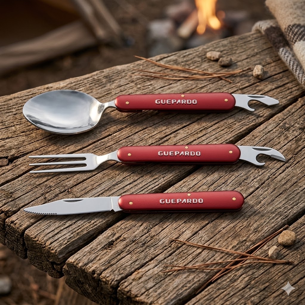 Conjunto de Talheres Trekker Guepardo ca ...