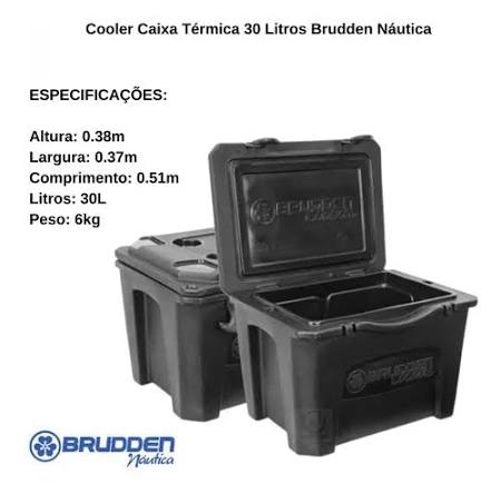 KIT BRUDDEN-COOLERS PRETA 30 LTS
